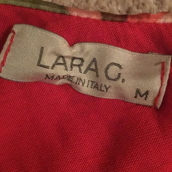 LARA G Guidotti Airy Silk Blend One Shoulder Fairy Floral One-Shoulder Dress - Picture 4 of 6